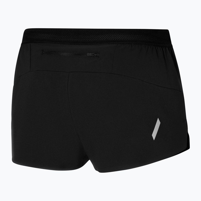 Pantaloni scurți de alergare pentru bărbați Mizuno Tech Light Split 1.5" black 2