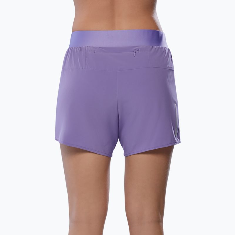 Pantaloni scurți de alergare pentru femei  Mizuno Alpha 4.5" paisley purple 2