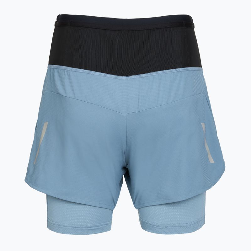 Pantaloni scurți de alergare pentru femei Mizuno Trail ER 2IN1 citadel 2