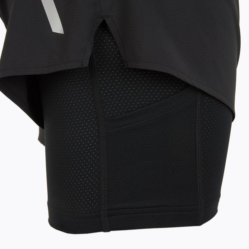 Pantaloni scurți de alergare pentru bărbați Mizuno Trail ER 2IN1 black 4