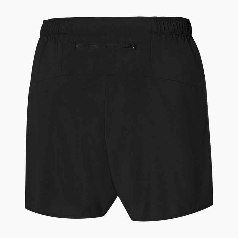 Pantaloni scurți de alergare pentru bărbați Mizuno Trail ER 2IN1 black 2