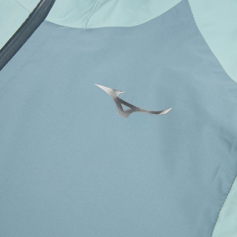 Geacă de alergare pentru femei Mizuno Waterproof 20K ER cloud blue 5