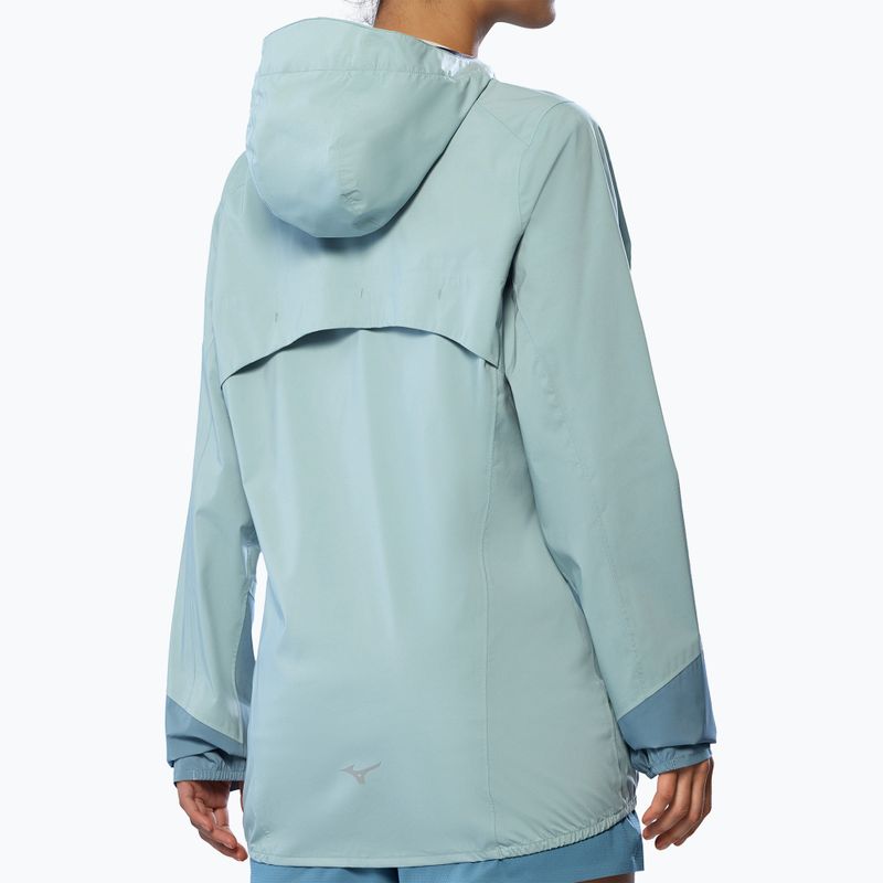 Geacă de alergare pentru femei Mizuno Waterproof 20K ER cloud blue 2