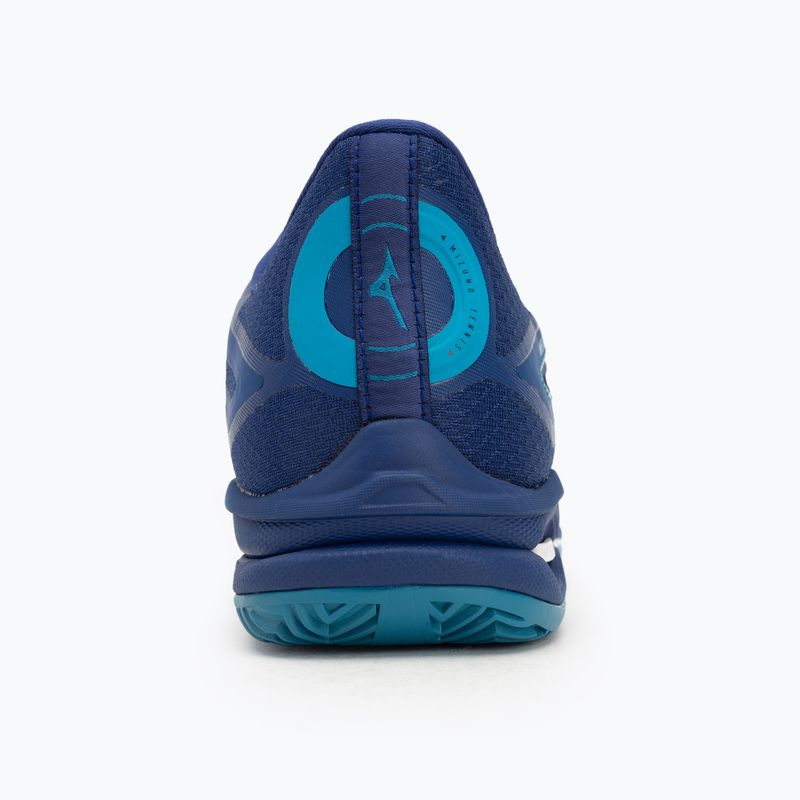 Încălțăminte de tenis pentru bărbați Mizuno Wave Exceed Tour 6 CC bellwether blue/ white/ fjord blue 6