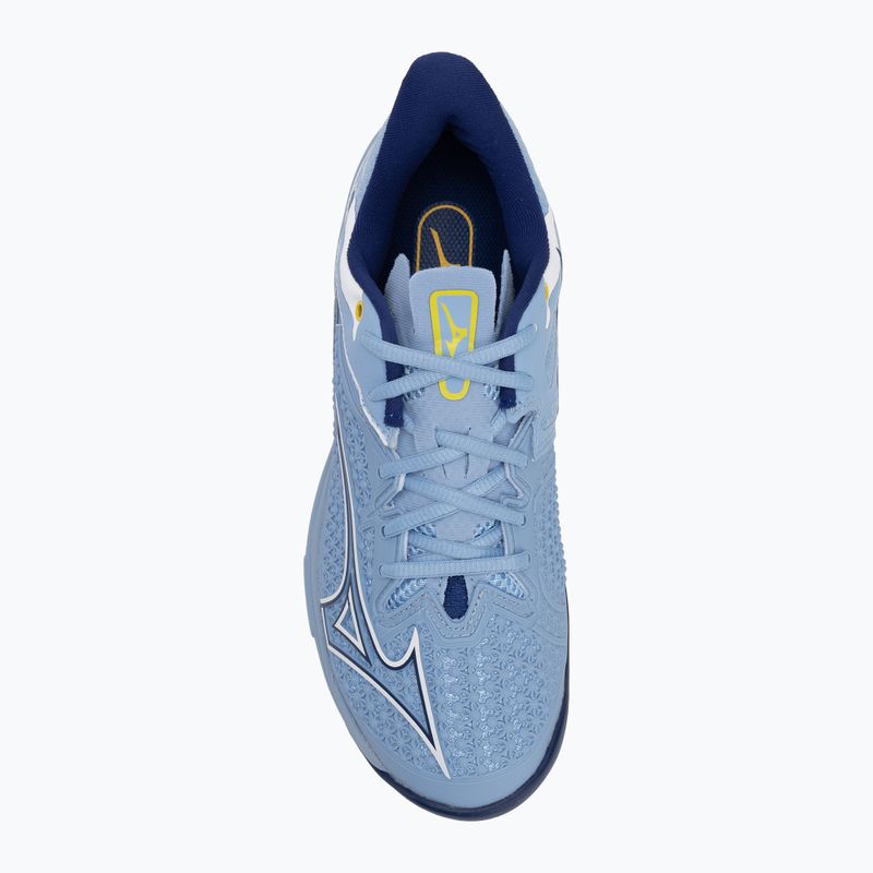 Încălțăminte de tenis pentru femei Mizuno Wave Exceed Tour 6 CC bel air blue/ bellwether blue/ white 5