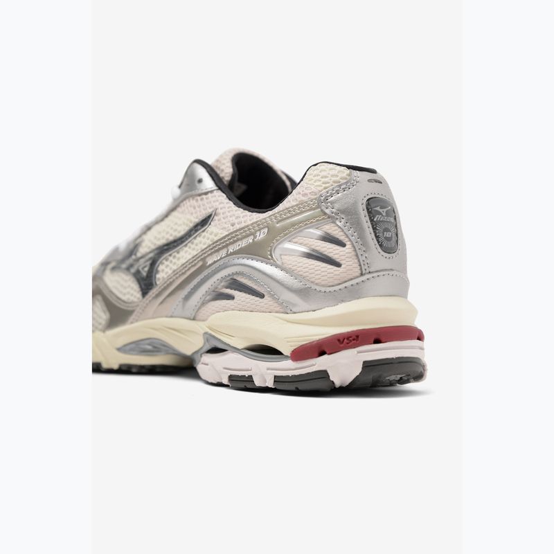 Pantofi bărbați Mizuno Wave Rider 10 mizuno snow white/black sand/ryth red 8