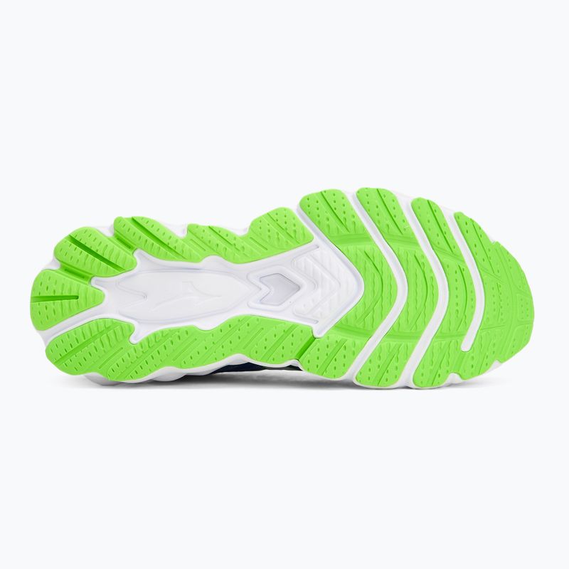 Încălțăminte de alergare pentru bărbați Mizuno Wave Sky 8 reflex blue c/white/green geck 4