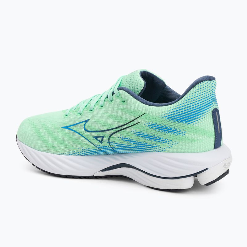 Încălțăminte de alergare pentru bărbați Mizuno Wave Rider 28 neo mint/frontier blue/vintage 3