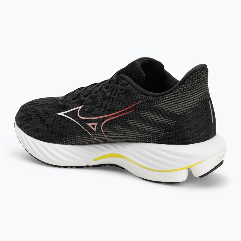 Încălțăminte de alergare pentru bărbați Mizuno Wave Rider 28 black/white/ evening primrose 3