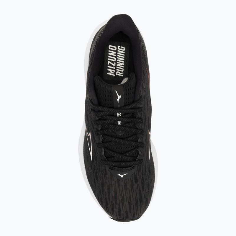 Încălțăminte de alergare pentru bărbați Mizuno Wave Rider 28 black/white/ evening primrose 5