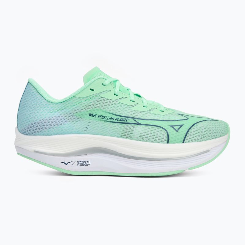Încălțăminte de alergare pentru bărbați Mizuno Wave Rebellion Flash 2 neo mint/vintage indigo/hint of mint 2