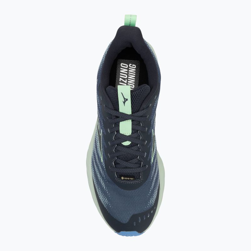Încălțăminte de alergare pentru bărbați Mizuno Wave Rider GTX 2 vintage indigo / neo mint / front blue 5