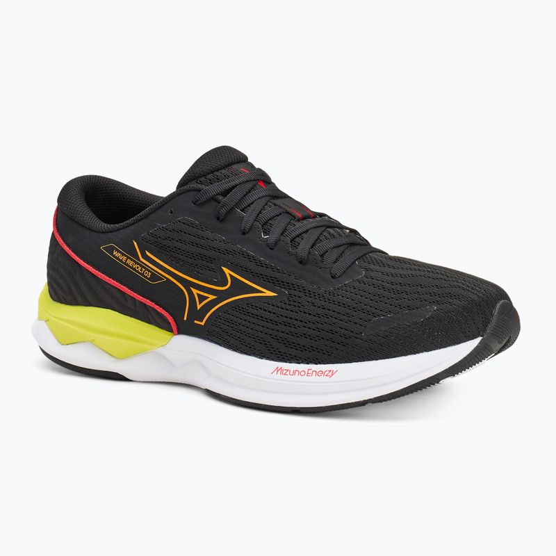 Încălțăminte de alergare pentru bărbați Mizuno Wave Revolt 3 black/bright marigold/evening primrose