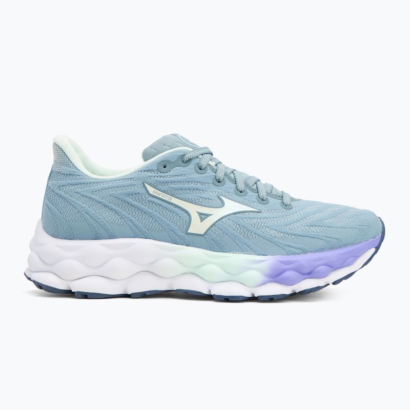 Încălțăminte de alergare pentru femei Mizuno Wave Sky 8 citadel/hint of mint/paisley purple 2