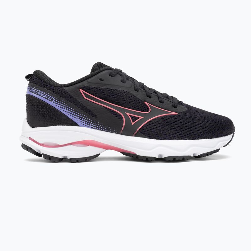 Încălțăminte de alergare pentru femei Mizuno Prodigy 6 black/camellia rose/paisley purple 2