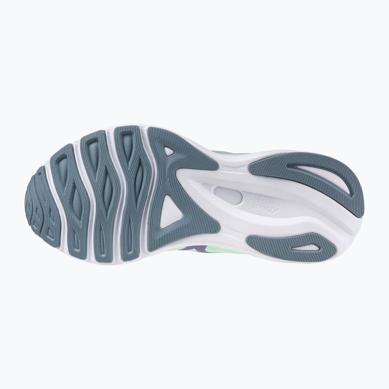 Încălțăminte de alergare pentru femei Mizuno Wave Serene neo mint/paisley purple/citadel 5