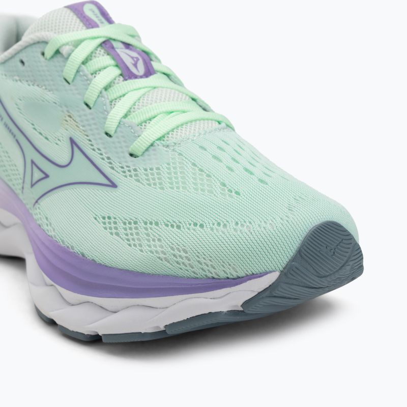 Încălțăminte de alergare pentru femei Mizuno Wave Serene neo mint/paisley purple/citadel 7