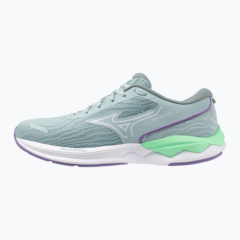 Încălțăminte de alergare pentru femei Mizuno Wave Revolt 3 ether/white/ paisley purple 8