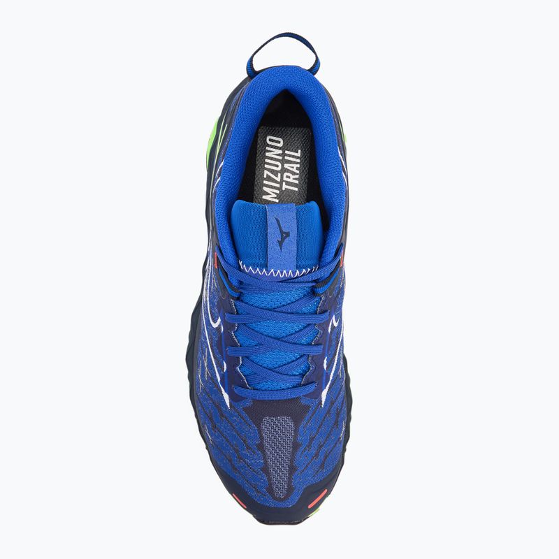 Încălțăminte de alergare pentru bărbați Mizuno Wave Mujin 10 reflex blue c/white/green gecko 5