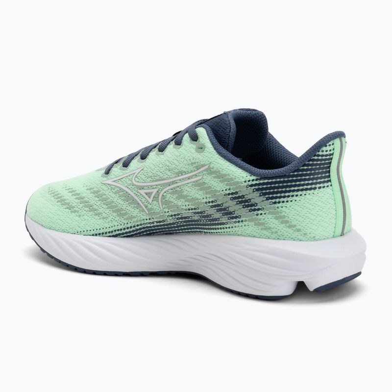 Încălțăminte de alergare pentru copii Mizuno Enerzy Rider Jr neo mint/white/vintage indigo 3
