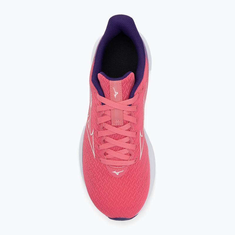 Încălțăminte de alergare pentru copii Mizuno Enerzy Rider Jr camelliarose/ snowwhite/violiet 5