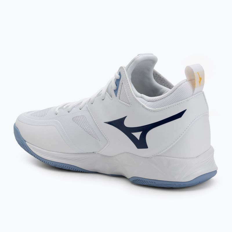 Pantofi de volei Mizuno Wave Dimension Mid alb/albastru bellwether/belairblu 3