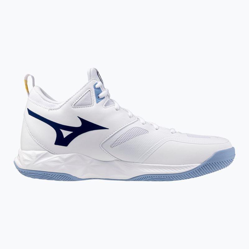 Pantofi de volei Mizuno Wave Dimension Mid alb/albastru bellwether/belairblu 9