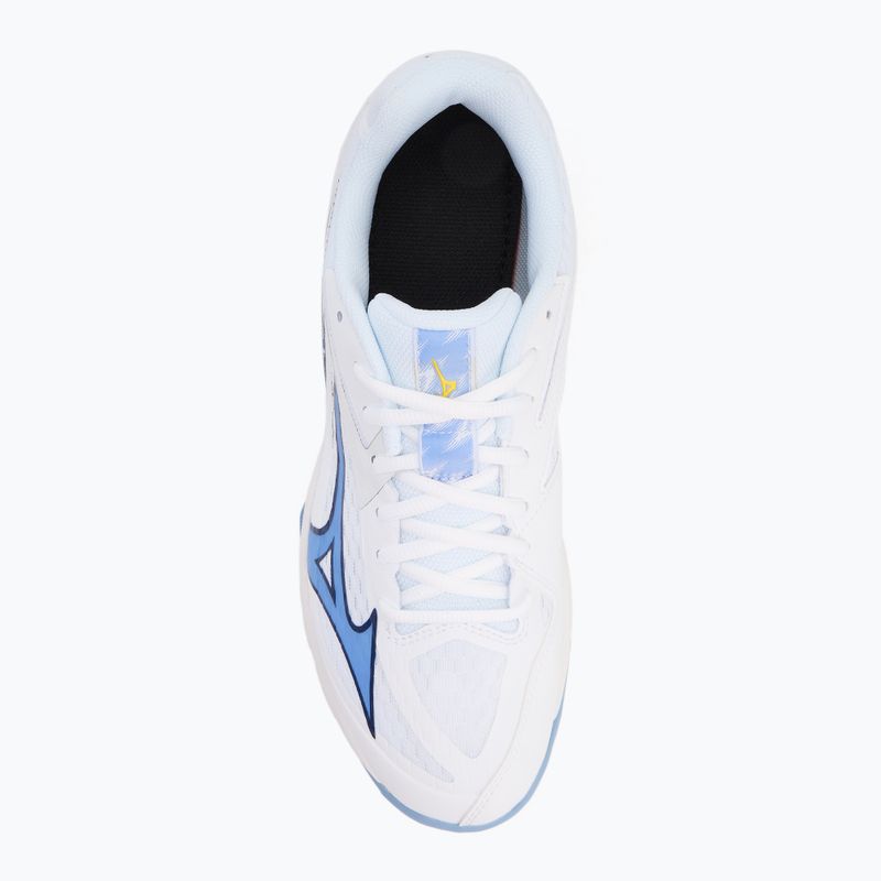 Încălțăminte de volei Mizuno Thunder Blade Z white/bellwether blue/bel air blue 5