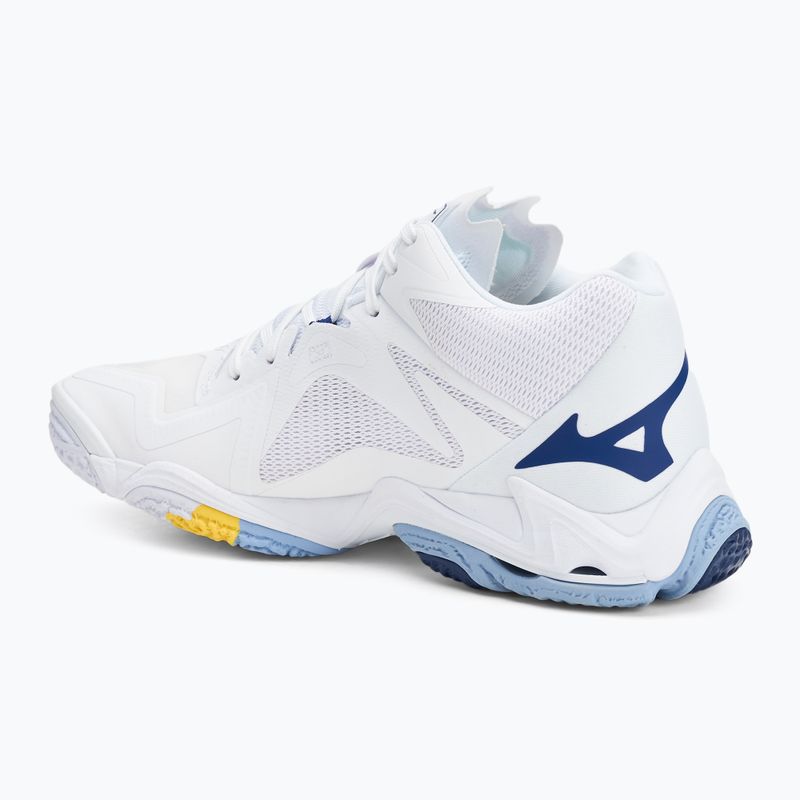 Încălțăminte de volei Mizuno Wave Lightning Z8 Mid white/bellwether blue/bel air blue 3