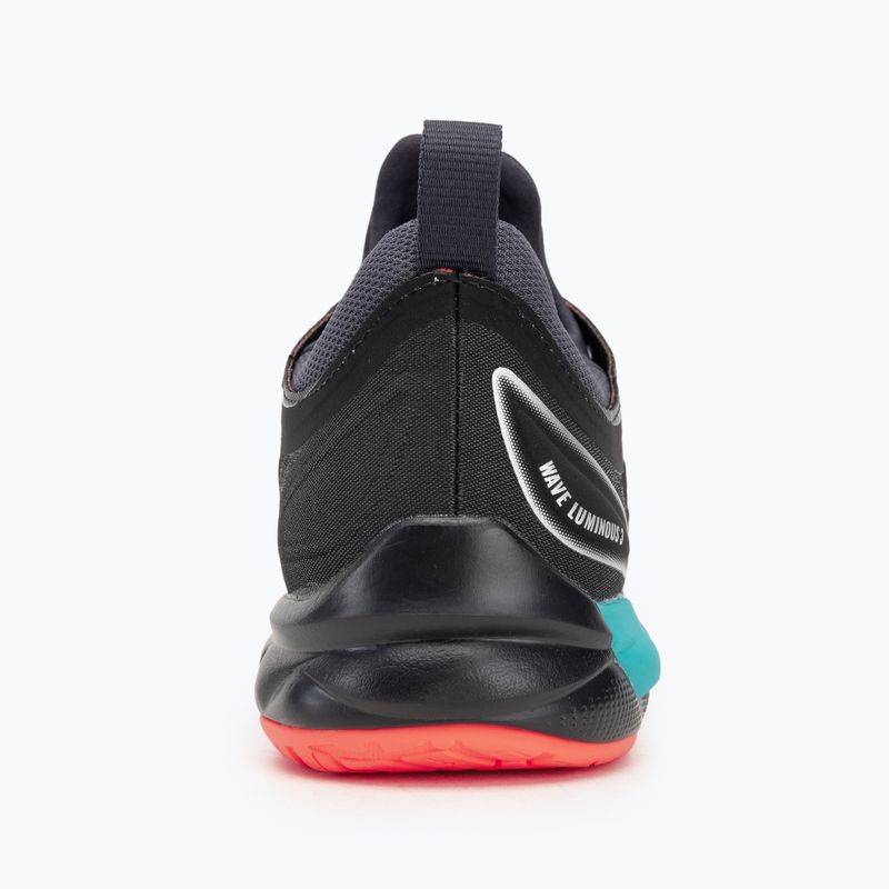 Încălțăminte de volei Mizuno Wave Luminous 3 black/neon flame/peacock blue 6