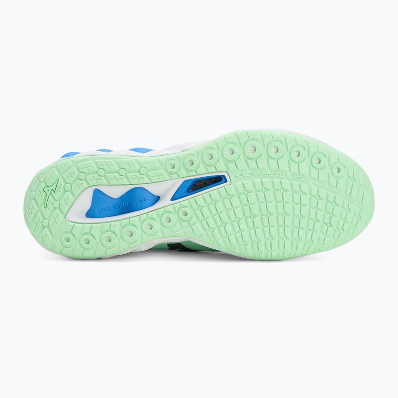 Încălțăminte de volei Mizuno Wave Luminous 3 neo mint/black/frontier blue 4