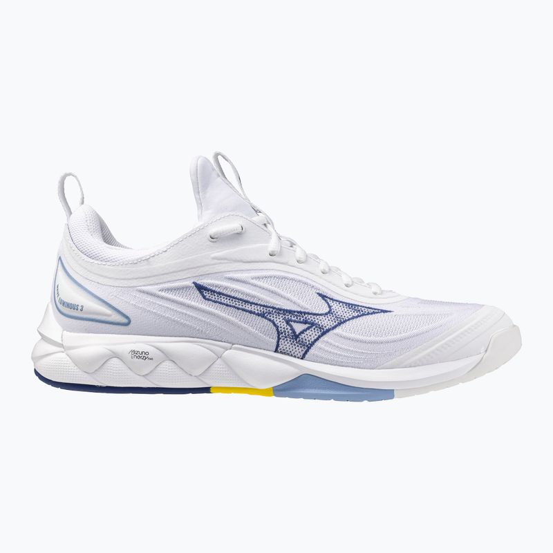 Pantofi de volei Mizuno Wave Luminous 3 alb/albastru bellwether/belairblu 8