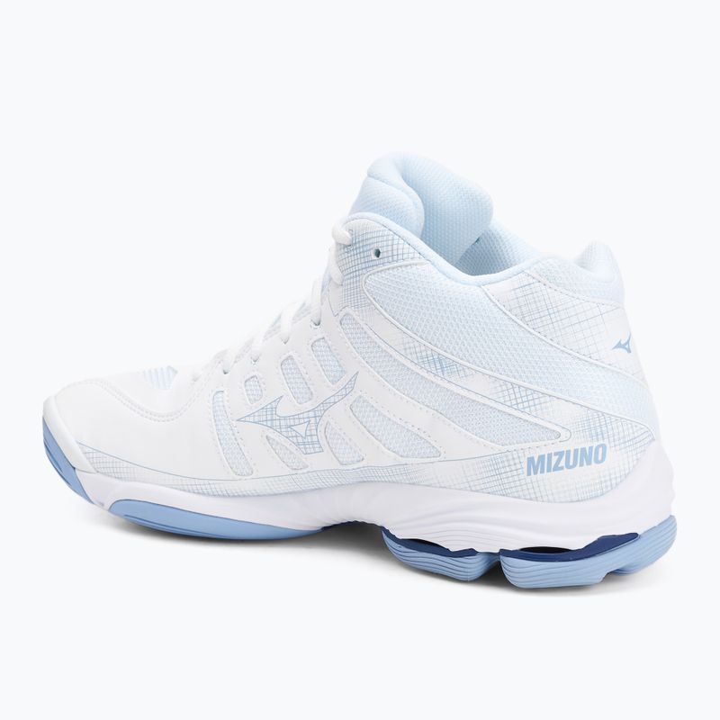 Încălțăminte de volei Mizuno Wave Voltage 2 Mid white/bellwether blue/bel air blue 3