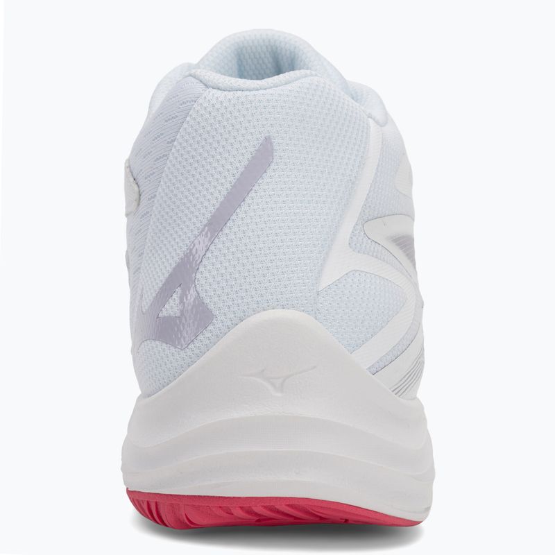 Încălțăminte de volei pentru femei Mizuno Thunder Blade Z Mid white/violet indigo/camelliaros 6