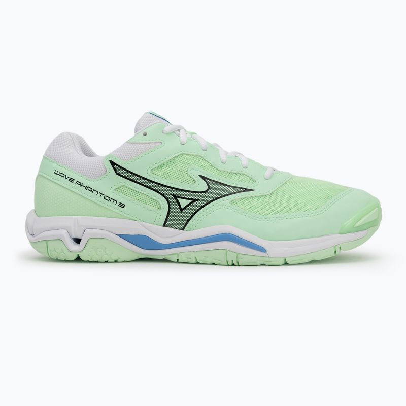 Încălțăminte de handbal Mizuno Wave Phantom 3 neo mint / black / frontier blue 2
