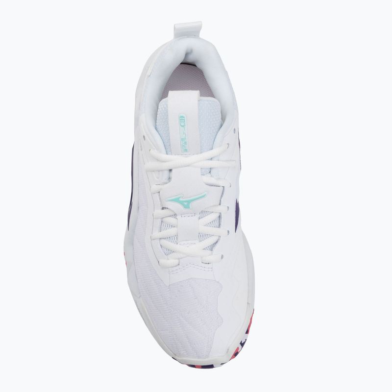 Încălțăminte de handbal Mizuno Wav Stealth Neo 2 white/violet indigo/camellia rose 5