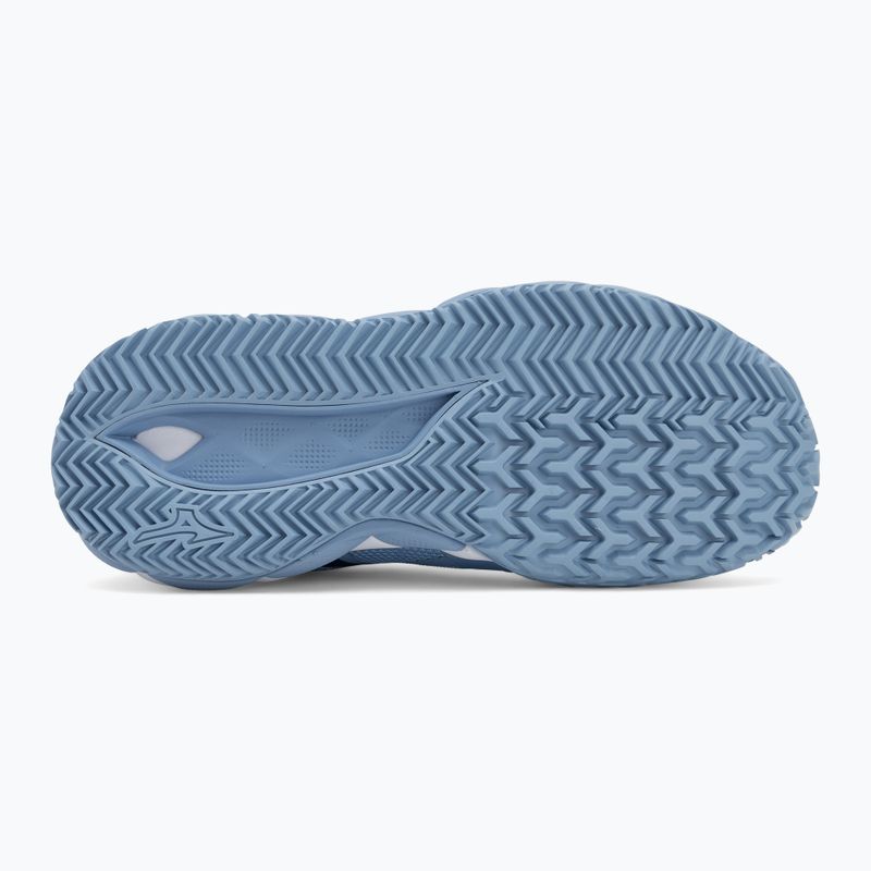 Încălțăminte de tenis pentru femei Mizuno Wave Enforce Tour 2 CC bel air blue/ white/ bellwether blue 4
