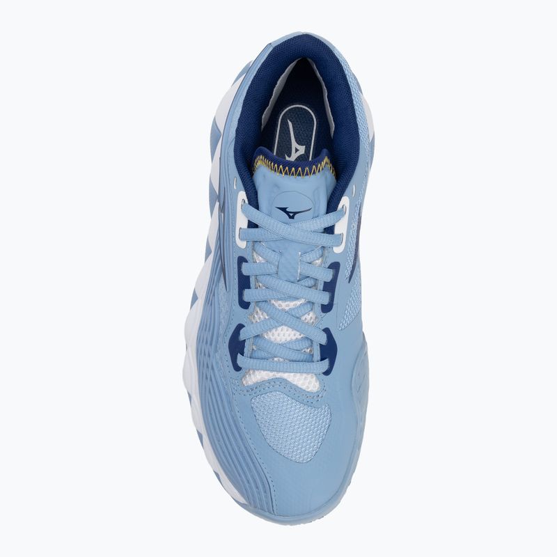 Încălțăminte de tenis pentru femei Mizuno Wave Enforce Tour 2 CC bel air blue/ white/ bellwether blue 5