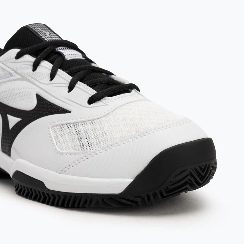 Încălțăminte de tenis pentru bărbați Mizuno Break Shot 5 CC white/ black/ harbor mist 7