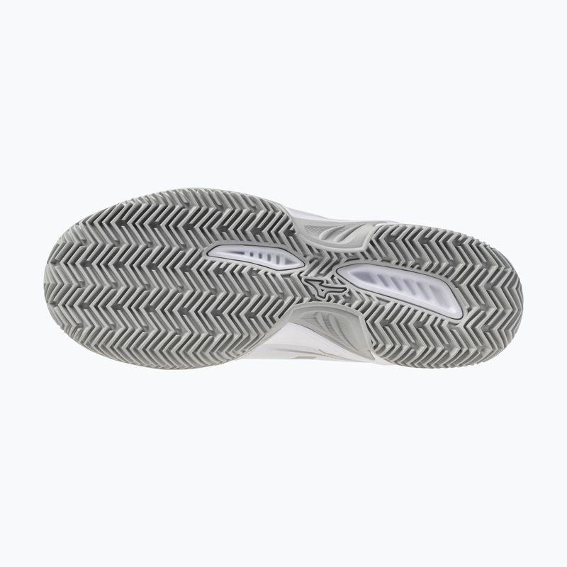 Încălțăminte de tenis pentru femei Mizuno Break Shot 5 CC white/ ultimate gray/ harbor mist 9
