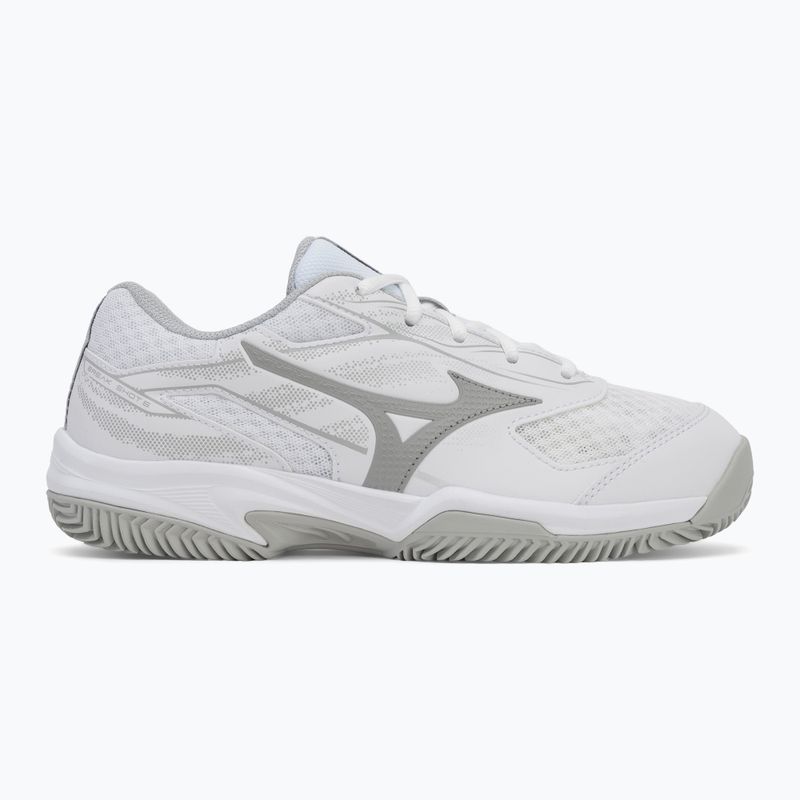 Încălțăminte de tenis pentru femei Mizuno Break Shot 5 CC white/ ultimate gray/ harbor mist 2