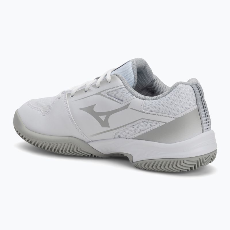 Încălțăminte de tenis pentru femei Mizuno Break Shot 5 CC white/ ultimate gray/ harbor mist 3