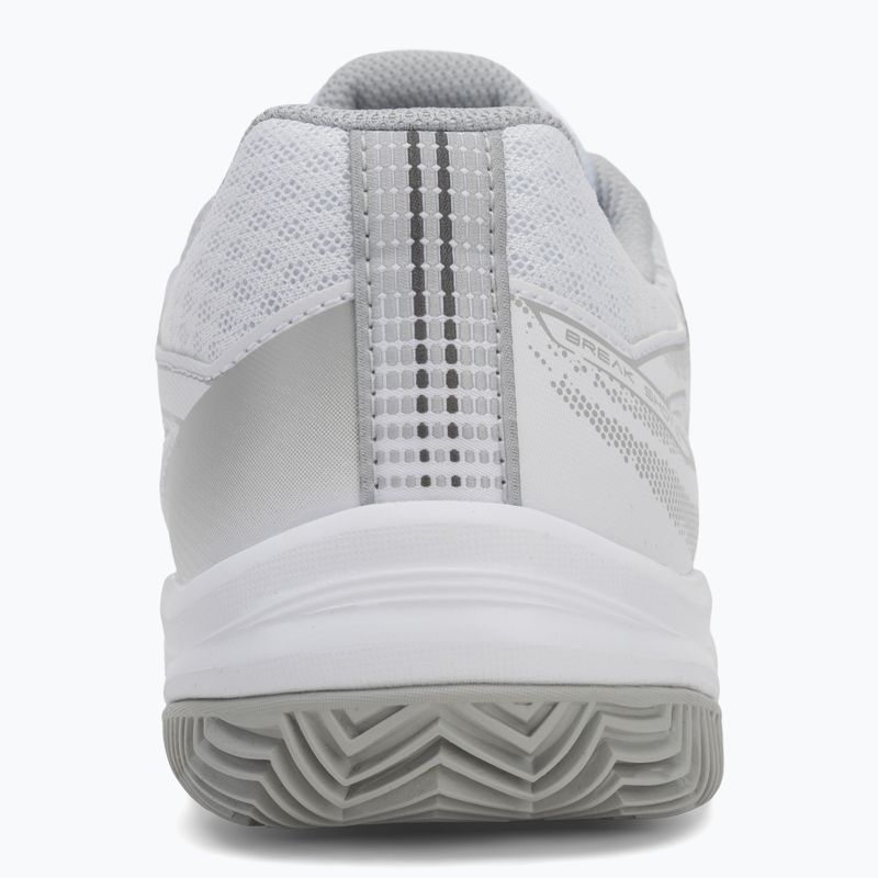 Încălțăminte de tenis pentru femei Mizuno Break Shot 5 CC white/ ultimate gray/ harbor mist 6