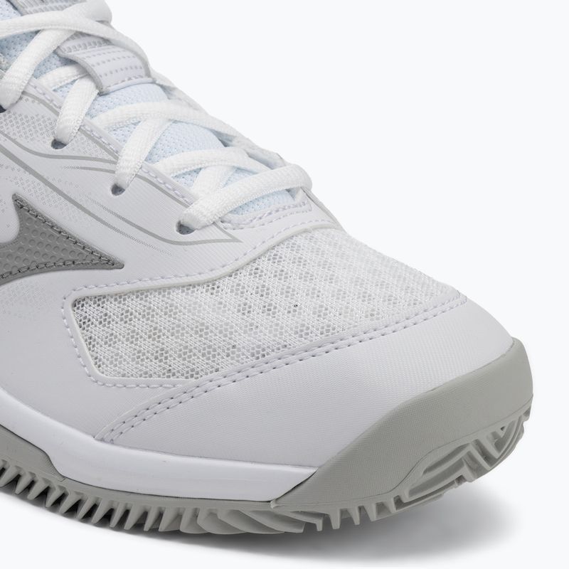Încălțăminte de tenis pentru femei Mizuno Break Shot 5 CC white/ ultimate gray/ harbor mist 7