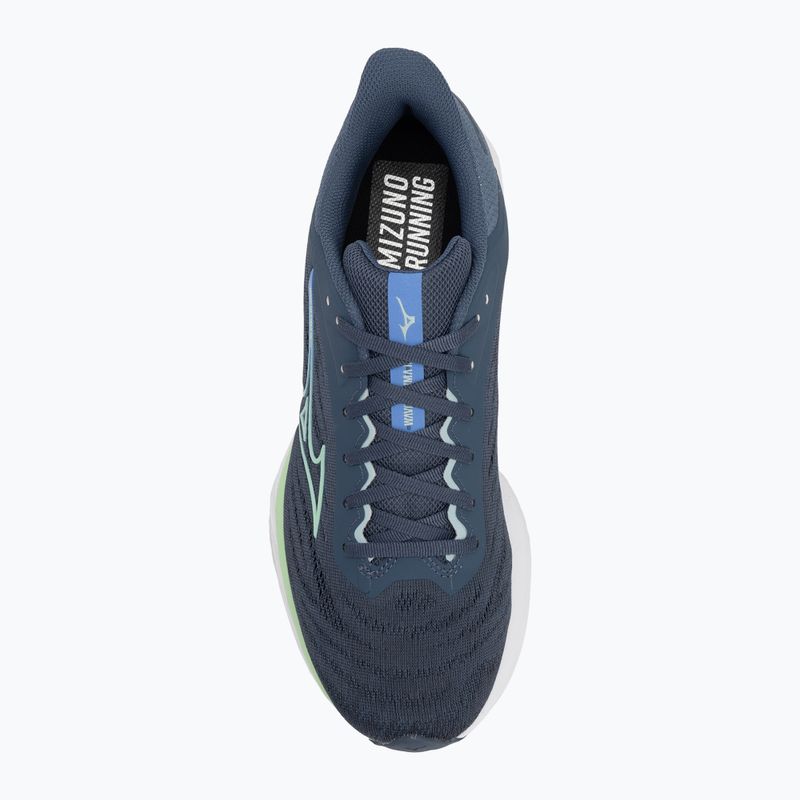 Încălțăminte de alergare pentru bărbați Mizuno Wave Ultima 16 vintage indigo/neo mint/frontier blue 5