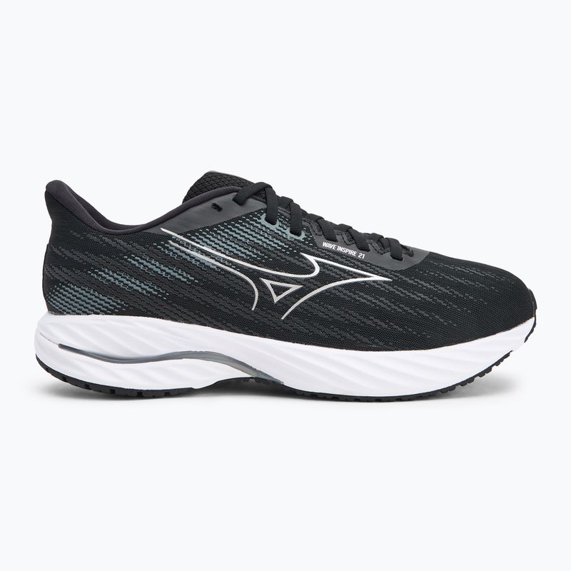 Încălțăminte de alergare pentru bărbați Mizuno Wave Inspire 21 black/silver/metallic gray 2