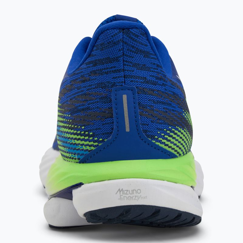 Încălțăminte de alergare pentru bărbați Mizuno Wave Inspire 21 reflex blue c/white/green gecko 6
