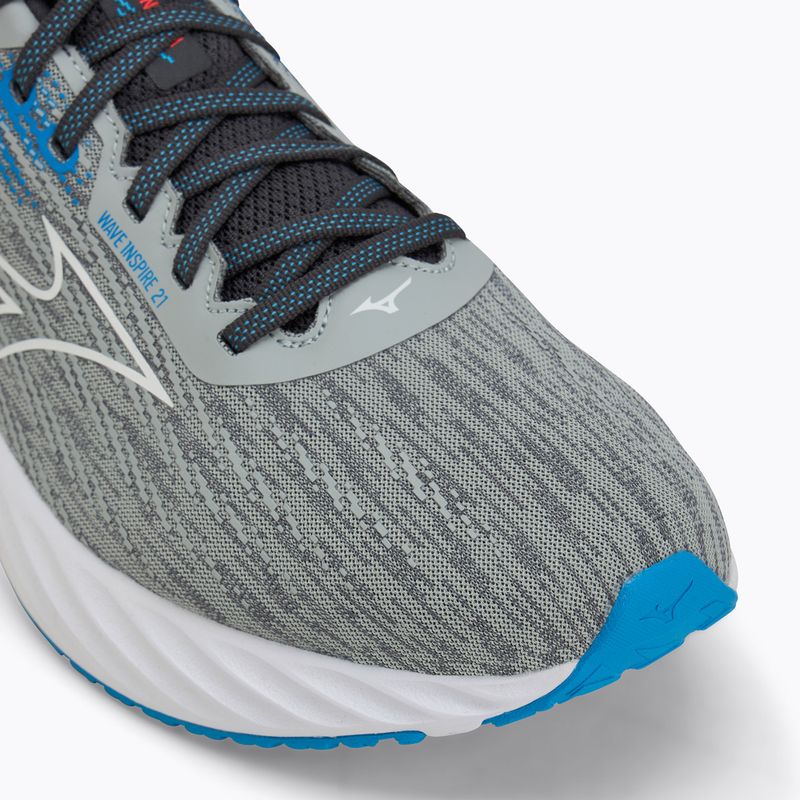 Încălțăminte de alergare pentru bărbați Mizuno Wave Inspire 21 pearl blue/white/blue pace 7