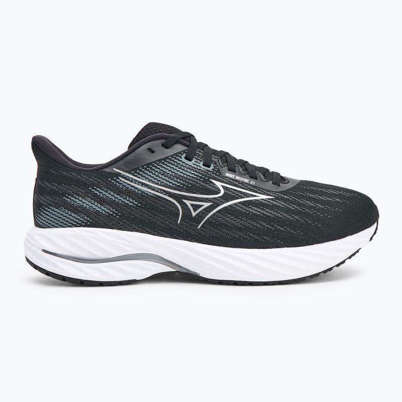 Încălțăminte de alergare pentru bărbați Mizuno Wave Inspire 21 2E black/silver/metallic gray 2