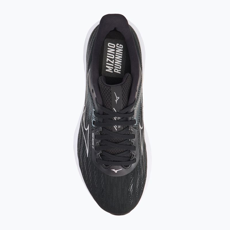 Încălțăminte de alergare pentru bărbați Mizuno Wave Inspire 21 2E black/silver/metallic gray 5